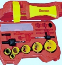 KDP06042-N Starrett DH Electricians Kit A w/ 6 Holesaws and 4 Accessories